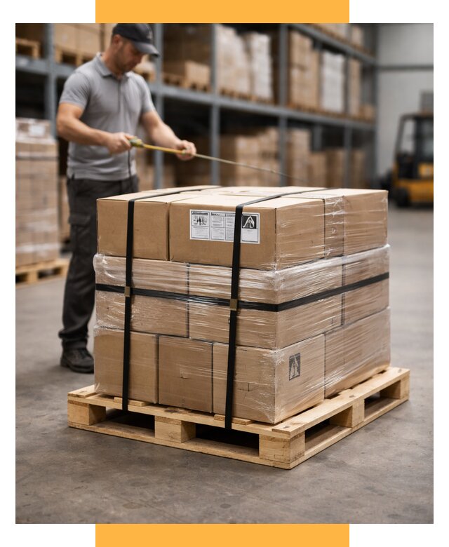 Упаковка и паллетирование грузов от 3559 р. | СетСервис-Рнб