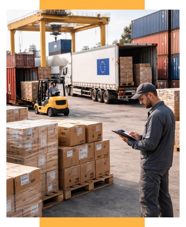 Доставка грузов из Европы от 12203 р., логистика СетСервис-Рнб