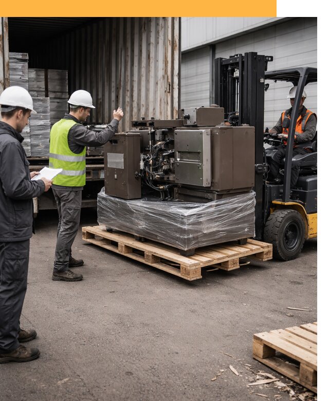 Доставка промышленного оборудования из Европы от 45761