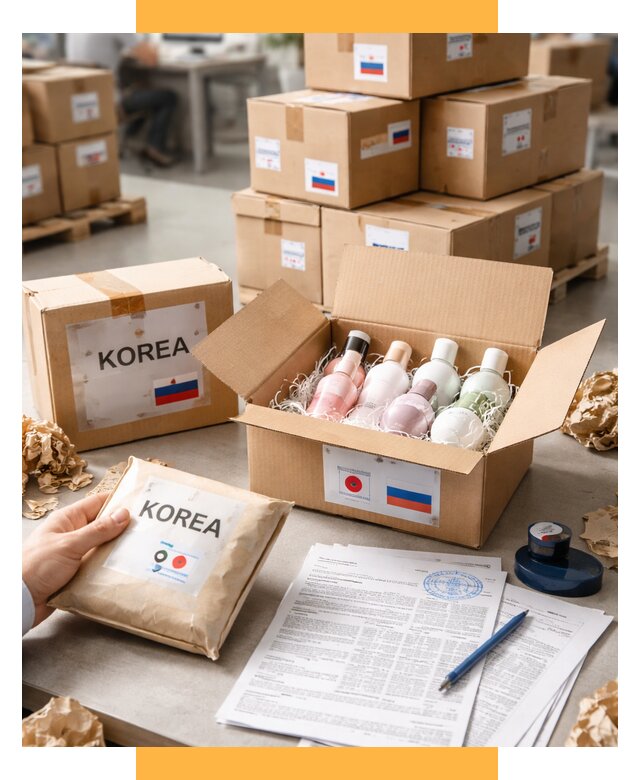 Доставка косметики из Кореи от 8644 р. под ключ | СетСервис-Рнб