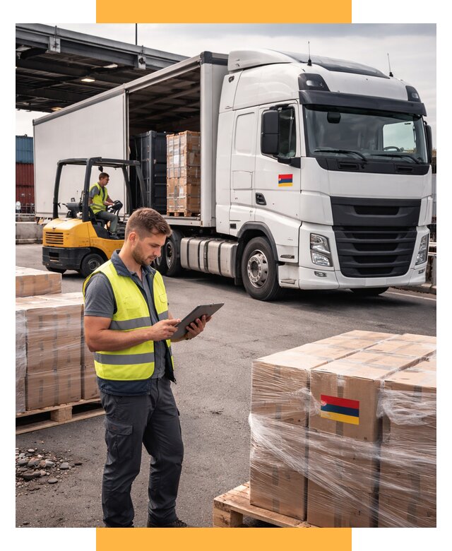 Автоперевозки из Армении от 96606 р. — услуги СетСервис-Рнб