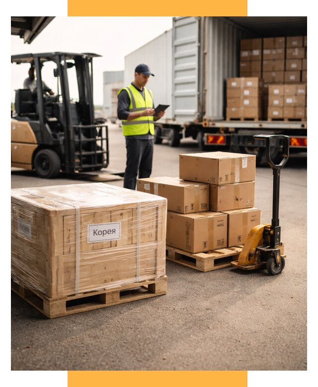 Доставка грузов в Корею из России от 35592 р. | СетСервис-Рнб