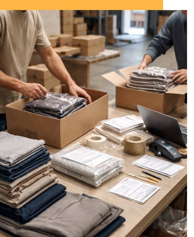 Перевозка одежды по миру от 7627 руб. с таможенным оформлением