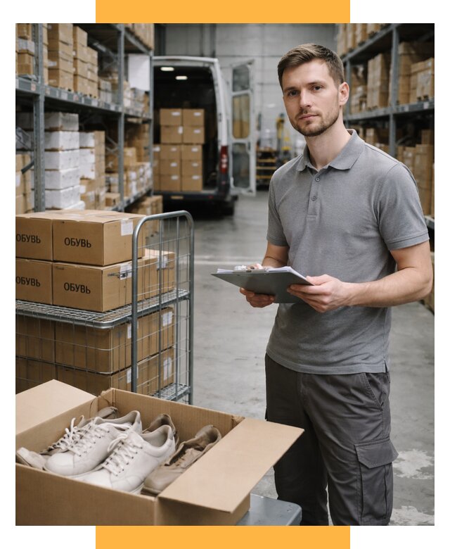 Доставка обуви из Китая и Турции от 4576 р. СетСервис-Рнб