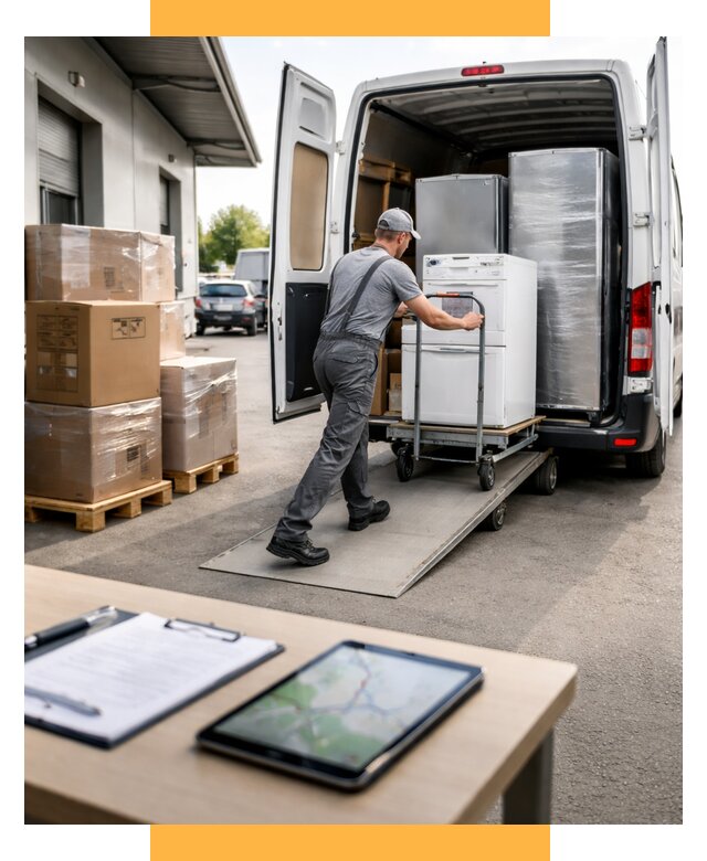 Перевозка бытовой техники от 6610 р. - логистика СетСервис-Рнб