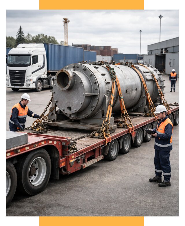 Перевозка тяжеловесных грузов под ключ от 152535 р. | СетСервис-Рнб