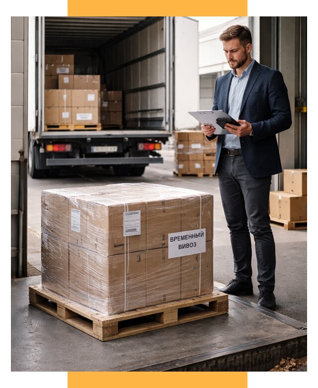 Временный вывоз товаров под ключ от 8135 р. | СетСервис-Рнб
