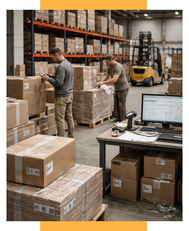 Склад консолидации в Европе от 6610 р., услуги СетСервис-Рнб